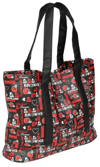 Thumbnail 3: Forever Collectibles The Cleveland Browns Printed Tote Bag 