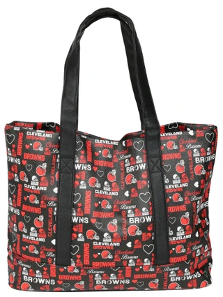 Thumbnail 1: Forever Collectibles The Cleveland Browns Printed Tote Bag 