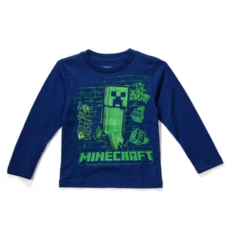 Thumbnail 1: Minecraft Little Boys Long Sleeve Graphic Tee 