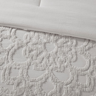 Thumbnail 15: Madison Park Madison Park Laetitia Tufted Medallion Comforter Set 