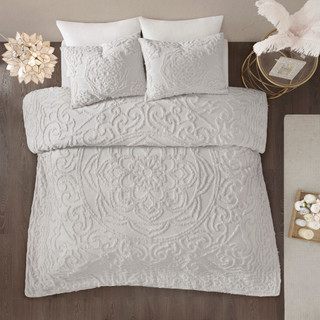 Thumbnail 9: Madison Park Madison Park Laetitia Tufted Medallion Comforter Set 