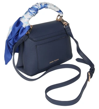 Thumbnail 3: ANNE KLEIN Top Handle Mini Satchel w/ Wrapped Scarf 