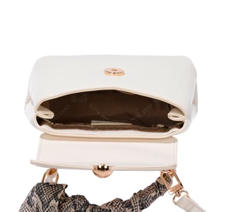 Thumbnail 2: ANNE KLEIN Top Handle Mini Satchel w/ Wrapped Scarf 