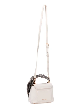 Thumbnail 3: ANNE KLEIN Top Handle Mini Satchel w/ Wrapped Scarf 