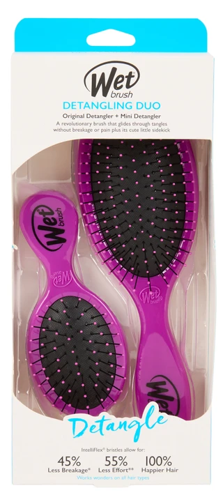 Thumbnail 1: Wet Brush 2 Pc Detangling Brush Duo Set 