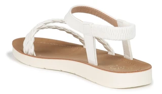 Thumbnail 2: Girls Braided Strap Flat Sandals 