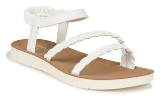 Thumbnail 1: Girls Braided Strap Flat Sandals 