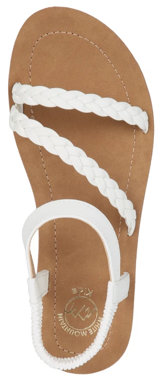 Thumbnail 4: Girls Braided Strap Flat Sandals 
