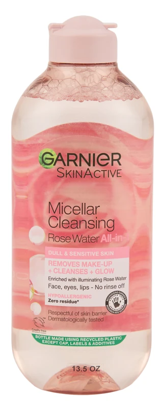Thumbnail 1: GARNIER 13.5 oz Rose Water Micellar Cleansing Water & Makeup Remover 