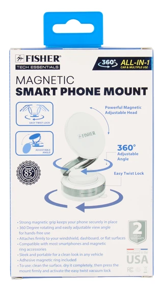 Thumbnail 2: Fisher All-in-1 Magnetic Smart Phone Mount  