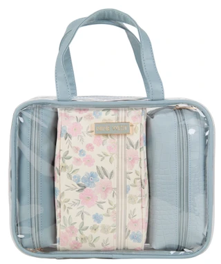 Thumbnail 1: NINE WEST 4 Pc Cosmetic Bag Set 