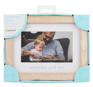 Thumbnail 1: Pearhead 4x6 Grandpa & Me Photo Frame  
