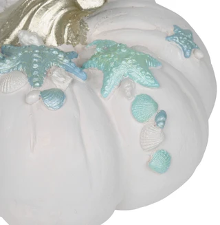Thumbnail 2: Autumn Gatherings 14 In Ocean Seashell Pumpkin Decor 