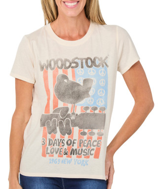 Thumbnail 1: Lucky Brand Women's Short Sleeve Woodstock Graphic Tee 