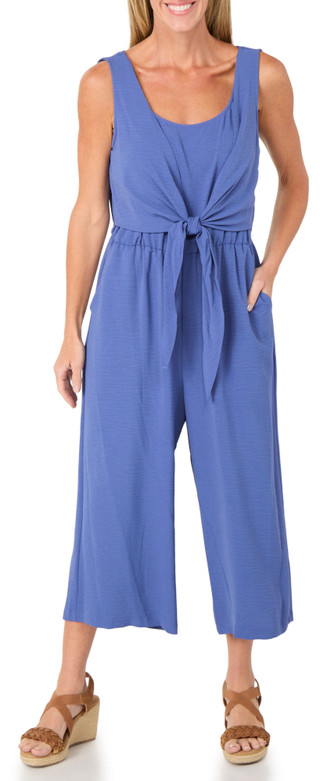 Thumbnail 1: Connected Apparel Women's Sleeveless Tie Front Jumper 