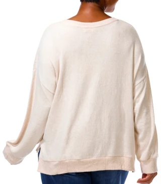 Thumbnail 5: Magical Season Plus Long Sleeve Harvest Sequin Pumpkin Top 