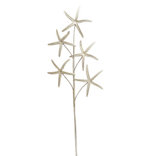 Thumbnail 2: Magical Season 21" White Starfish Christmas Tree Pick 