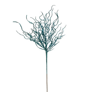 Thumbnail 1: Magical Season 24" Teal Coral Christmas Tree Pick 