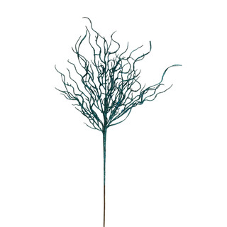 Thumbnail 2: Magical Season 24" Teal Coral Christmas Tree Pick 