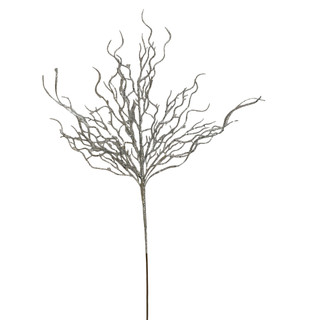 Thumbnail 2: Magical Season 24" Silver Coral Christmas Tree Pick 