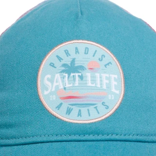 Thumbnail 2: Salt Life Paradise Awaits Logo Baseball Hat 