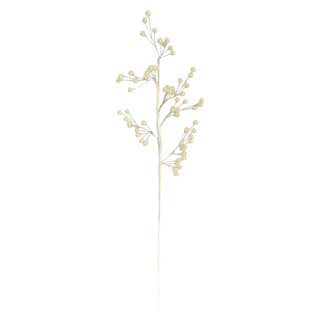Thumbnail 2: Magical Season 22" White Pearl Christmas Tree Pick 