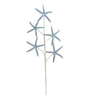 Thumbnail 2: Magical Season 21" Blue Starfish Christmas Tree Pick 