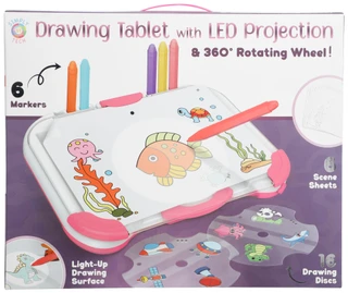 Thumbnail 1: SIMPLY TECH Drawing Tablet with LED Projection 