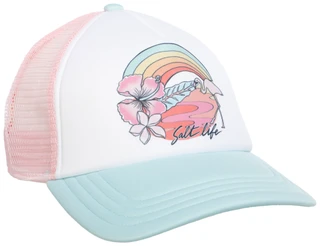 Thumbnail 1: Salt Life Flamingo Rainbow Snapback 