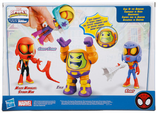 Thumbnail 2: Marvel 6 Pc Spidey And Amazing Friends Gear Up Adventure Toy Set 