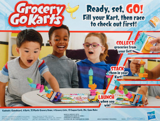 Thumbnail 2: Hasbro Kids Grocery Go Karts Playset 