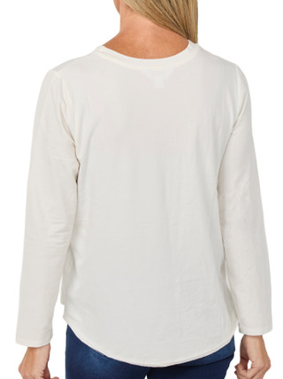 Thumbnail 2: Magical Season Women's Long Sleeve Sunrise Suntan Saturday Top 