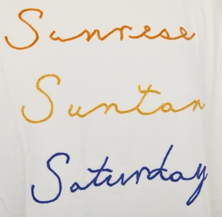 Thumbnail 3: Magical Season Women's Long Sleeve Sunrise Suntan Saturday Top 