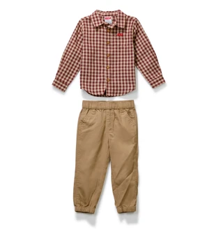 Thumbnail 1: Wrangler Toddler Boys 2 Pc Pants Set 