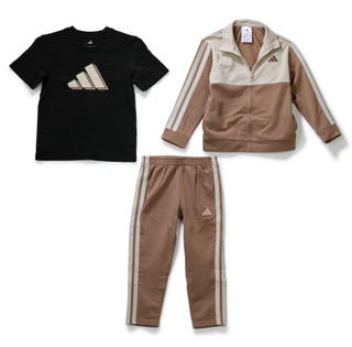 Thumbnail 1: Adidas Little Boys 3 Pc Active Pants Set 