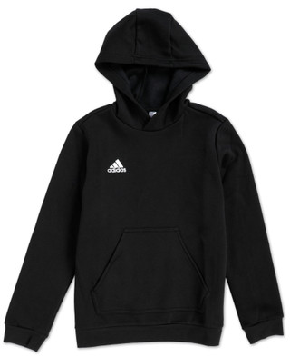 Thumbnail 1: Adidas Boys Active Logo Kangaroo Pocket  Hooded Sweatshirt 