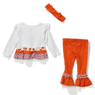 Thumbnail 2: Baby Essentials Baby Girls 3 Pc Pants Set 
