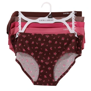 Thumbnail 1: Laura Ashley Women's 5 Pk Brief Panties  