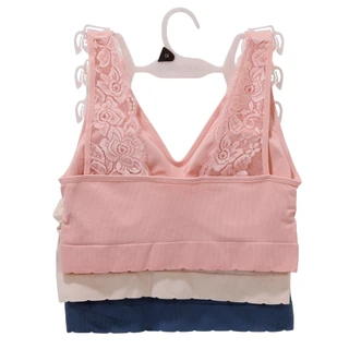 Thumbnail 2: Laura Ashley Women's 3 Pk Seamless Bralettes  