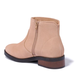 Thumbnail 2: Lands' End Women's Suede Zip Ankle Booties 