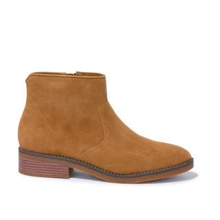 Thumbnail 2: Lands' End Women's Suede Zip Ankle Booties 