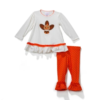 Thumbnail 1: Bonnie Baby Baby Girls 2 Pc Fall Pants Set  