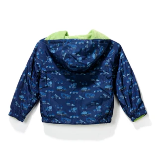 Thumbnail 2: Beau & Bear Toddler Boys Printed Reversible Jacket 