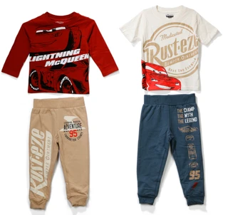 Thumbnail 1: Disney Toddler Boys 4 Pc Joggers Set 