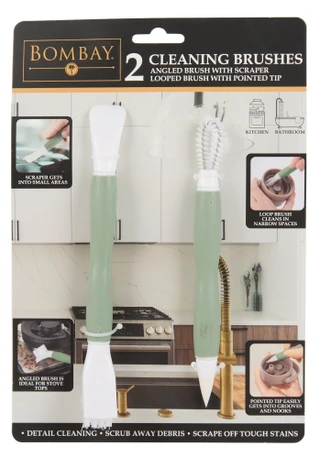 Thumbnail 1: Bombay 2 Pc Cleaning Brush Set 