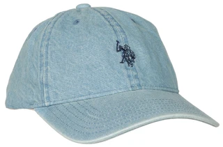 Thumbnail 1: U.S. POLO Denim Embroidered Logo Cap  