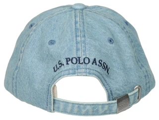 Thumbnail 2: U.S. POLO Denim Embroidered Logo Cap  