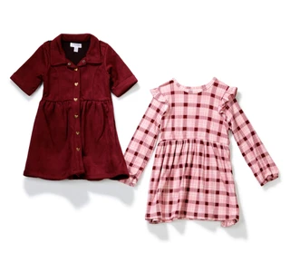 Thumbnail 1: Nannette Little Girls 2 Pc Dress Set 