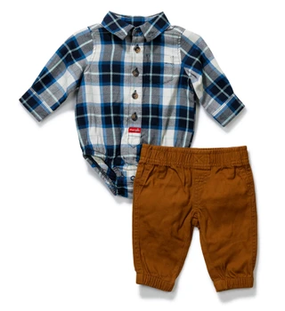 Thumbnail 1: Wrangler Baby Boys 2 Pc Pants Set 