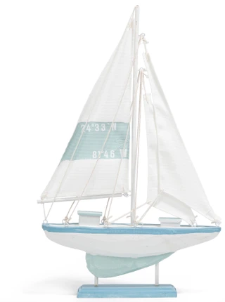 Thumbnail 1: Fancy That Gift & Decor 10x16.5 Sailboat Home Accent 